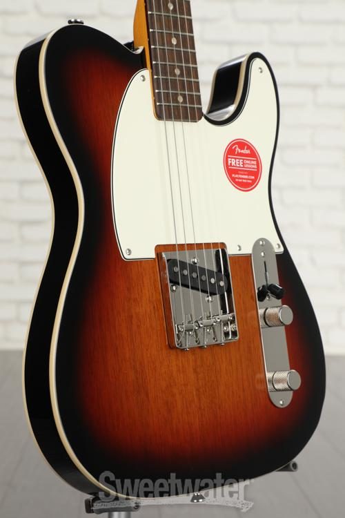 Squier Classic Vibe '60s Custom Esquire - 3-color Sunburst, Sweetwater  Exclusive