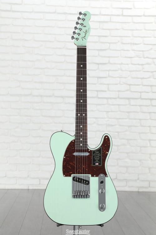 Fender American Ultra Luxe Telecaster - Transparent Surf Green