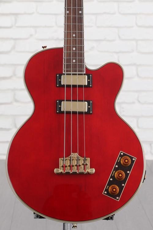 Epiphone Allen Woody Rumblekat Artist Series Bass Guitar - Wine Red