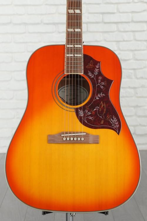 Epiphone Hummingbird Studio Acoustic-Electric Guitar - Faded Cherry Sunburst