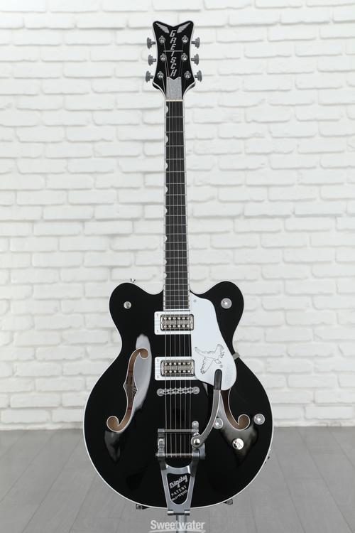 Gretsch G6636T Player's Edition Silver Falcon Center Block Double-Cut  Semi-hollow Electric Guitar - Black