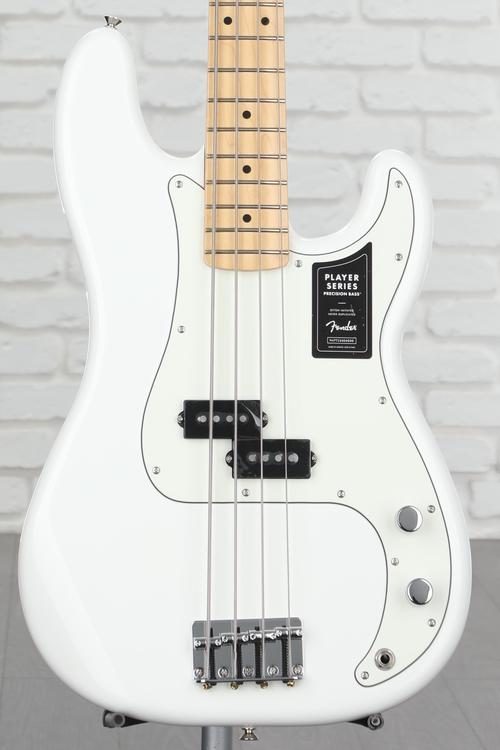 Fender Player Precision Bass - Polar White with Maple Fingerboard