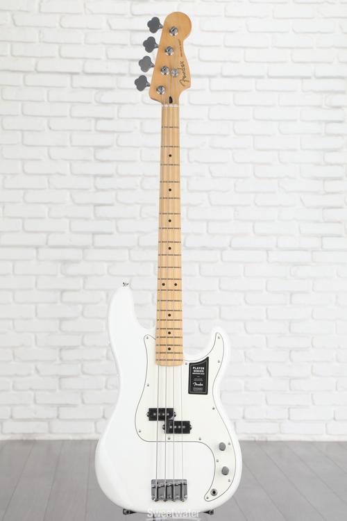 Fender Player Precision Bass - Polar White with Maple Fingerboard