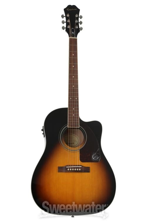 Epiphone J-45 EC Studio Acoustic-electric Guitar - Vintage Sunburst