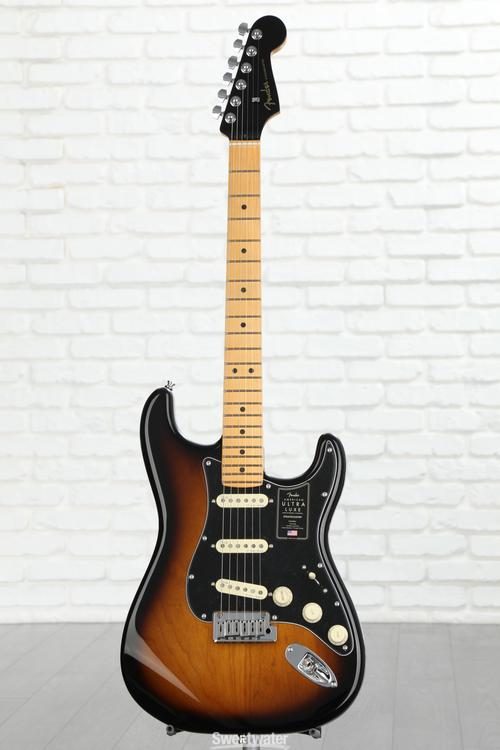 Fender American Ultra Luxe Stratocaster - 2-color Sunburst with Maple  Fingerboard | Sweetwater