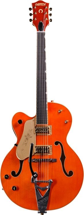 Gretsch G6120-1959LTV Chet Atkins Hollow Body - Orange Left Handed