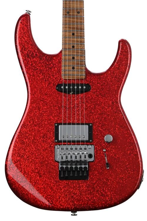 G&L Custom Shop Invader Electric Guitar - Red Metal Flake