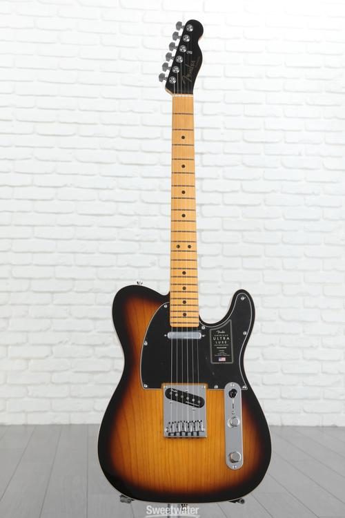 Fender American Ultra Luxe Telecaster - 2-color Sunburst with Maple  Fingerboard