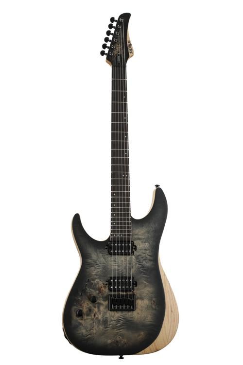 Schecter Reaper-6 Left-handed - Satin Charcoal Burst