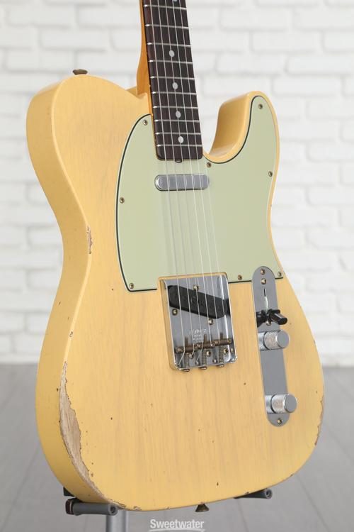 Fender Custom Shop '64 Telecaster Relic Electric Guitar - Natural Blonde