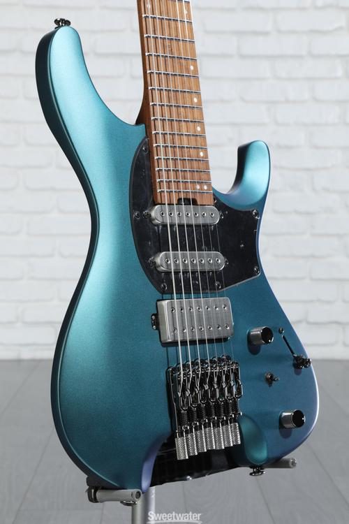 Ibanez Q547 7-string Electric Guitar - Blue Chameleon Metallic Matte