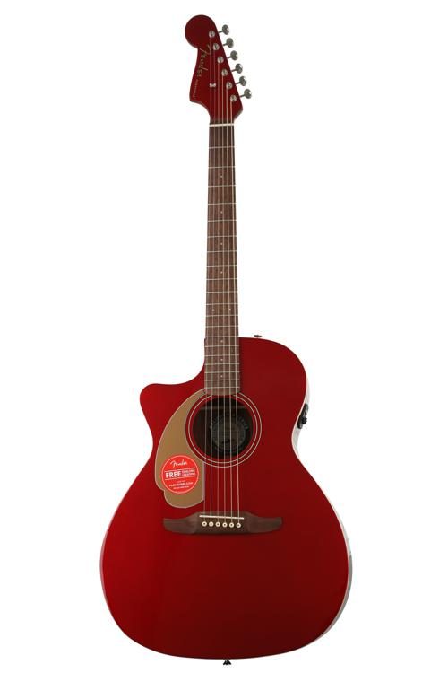 Fender Newporter Player, Left-Handed - Candy Apple Red | Sweetwater
