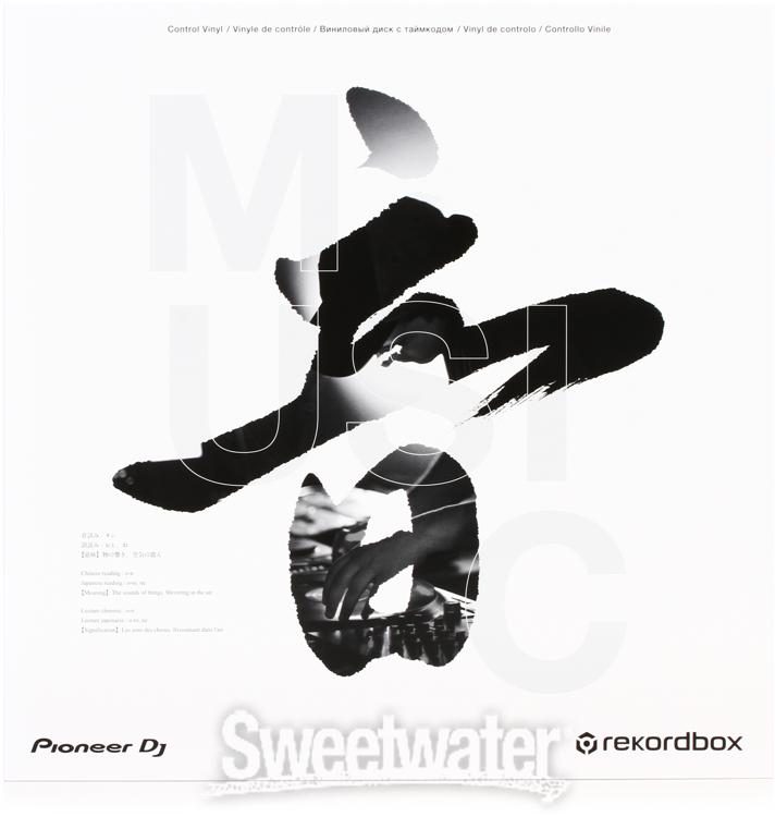 Pioneer　Black　12-inch　Sweetwater　Vinyl　DJ　Control　Rekordbox　RB-VD2　Pair