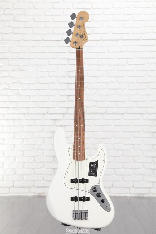 Fender Player Jazz Bass - Polar White with Pau Ferro Fingerboard