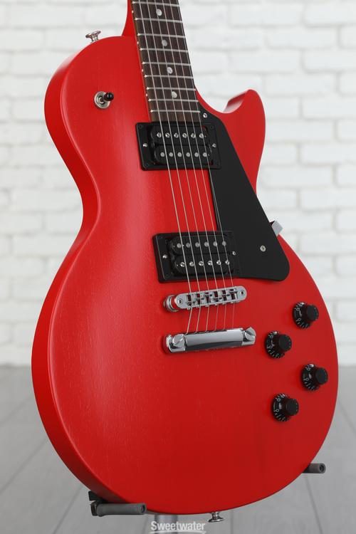 Les Paul Modern Lite Electric Guitar - Cardinal Red Satin - Sweetwater