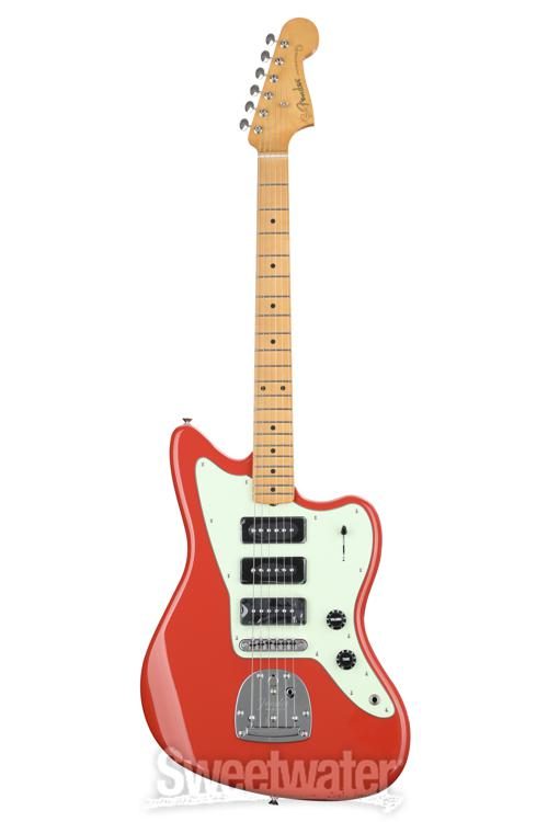 Fender Noventa Jazzmaster - Fiesta Red with Maple Fingerboard 