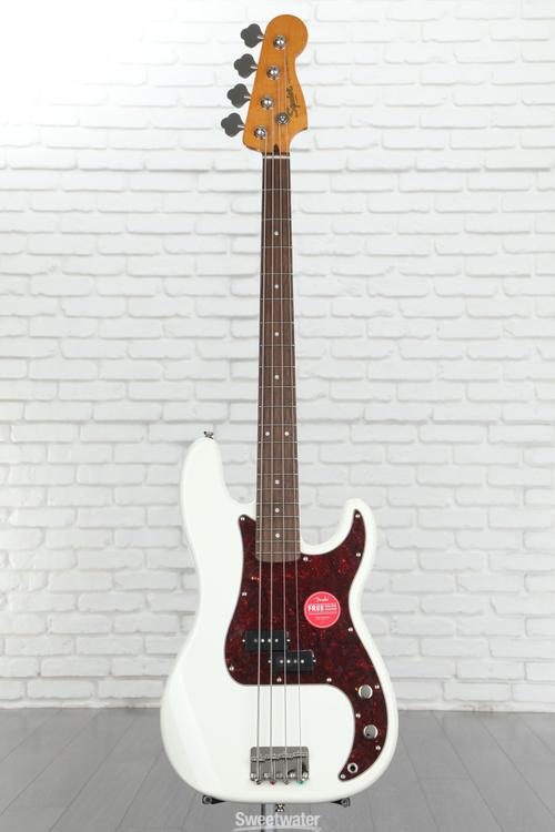 Squier Classic Vibe '60s Precision Bass - Olympic White | Sweetwater