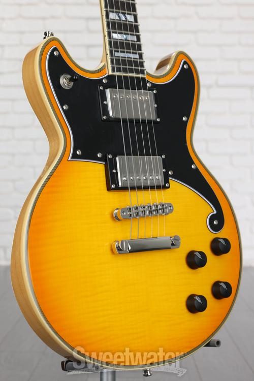 D'Angelico Deluxe Brighton Electric Guitar - Lemon Burst