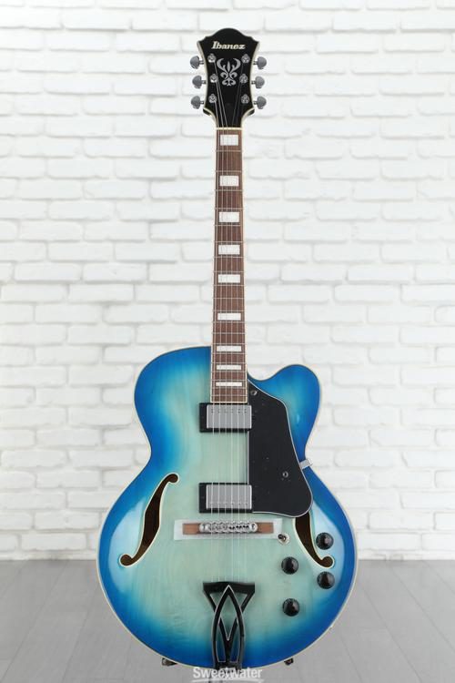 Ibanez Artcore AF75 Hollowbody Electric Guitar - Jet Blue Burst