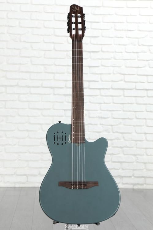 Godin Multiac Mundial Nylon Acoustic-electric Guitar - Arctik Blue |  Sweetwater