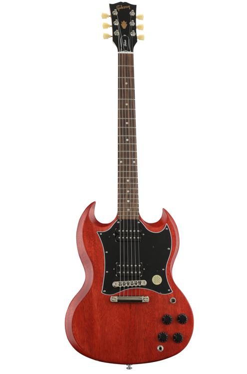 Gibson SG Standard Tribute - Vintage Cherry Satin | Sweetwater Gibson SG Standard Tribute - Vintage Cherry Satin | Sweetwater