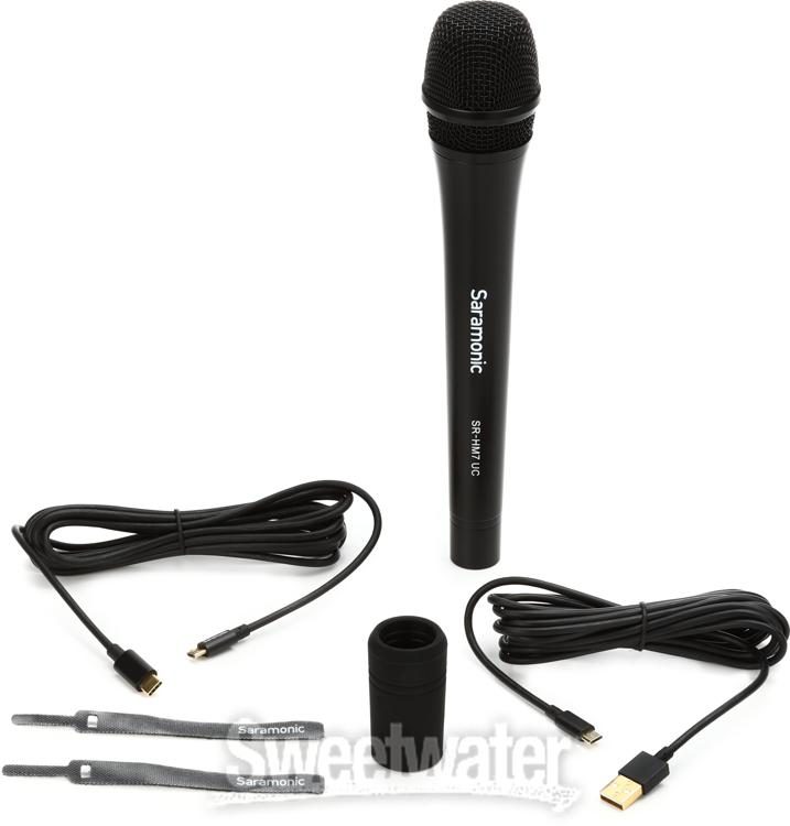 Saramonic Microphone Pour Smartphone Et Caméscope SR-HM7 UC Noir