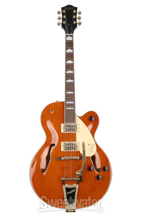 Gretsch G2410TG Streamliner Hollow Body Single-Cut with Bigsby Gold Ha