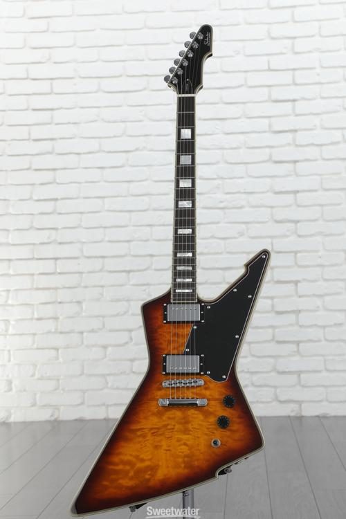 Schecter E-1 Custom Special Edition Electric Guitar - Vintage Sunburst