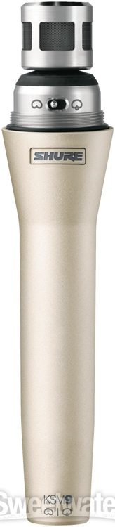 美品 SHURE KSM9 UR2ワイヤレスマイク(ハードケース付き) Shure UR2/KSM9 - G1 Band, 470 - 530 MHz, Silver | Sweetwater