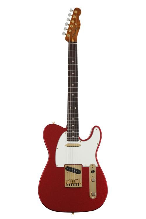 ギター Custom Telemaster Reverse Fender Custom Shop LTD Super Custom Deluxe Tele - Red