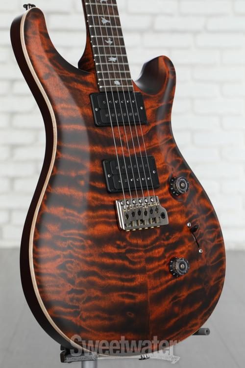 PRS Wood Library Custom 24 10-Top Electric Guitar - Orange