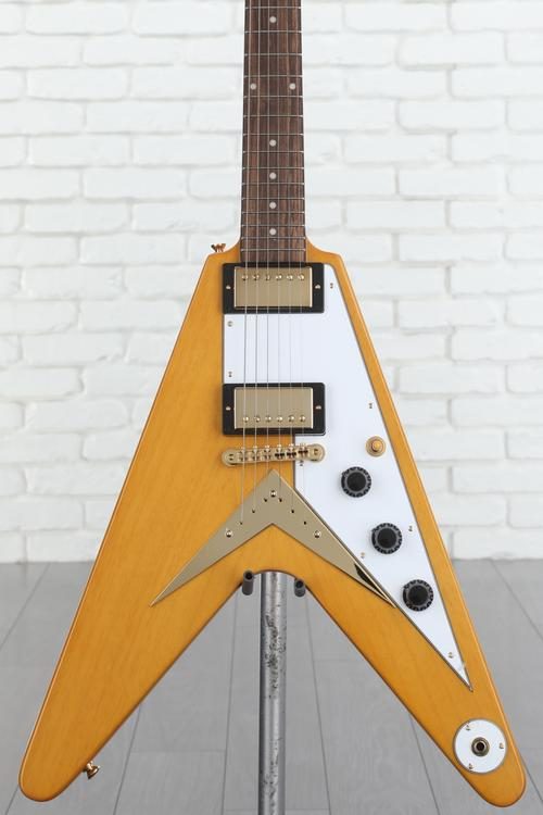 Epiphone 1958 Korina Flying V Electric Guitar - Natural