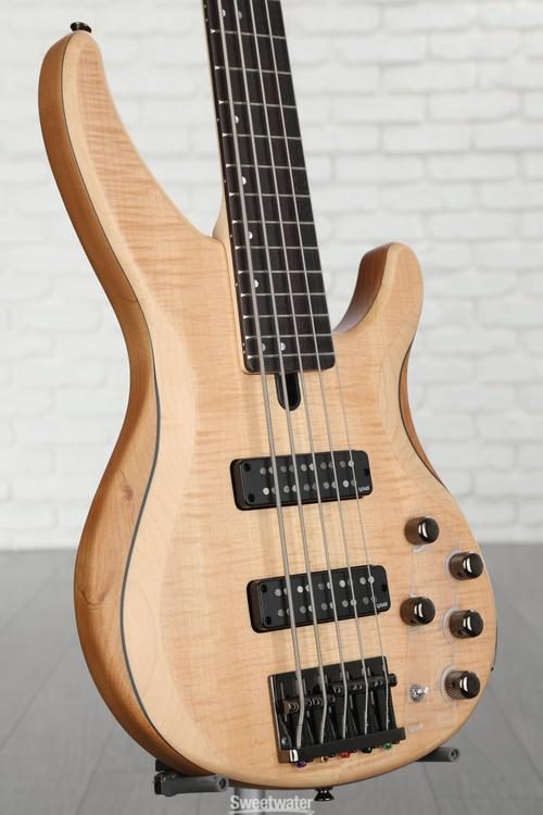 Yamaha TRBX605FM Bass Guitar - Natural Satin | Sweetwater