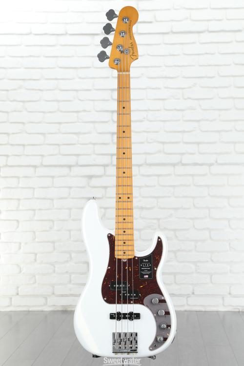 American Ultra Precision Bass - Arctic Pearl with Maple 