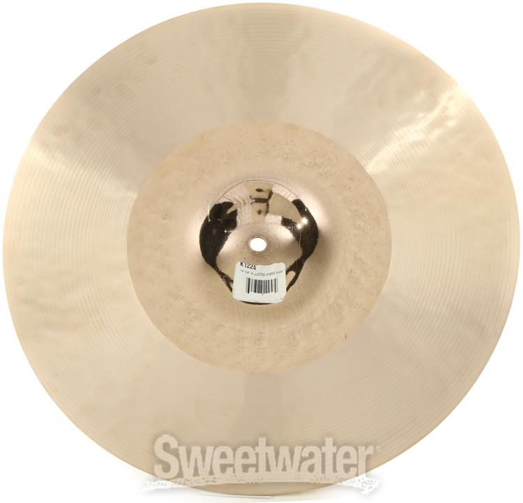 Zildjian 14.25 inch K Custom Hybrid Hi-hat Cymbals | Sweetwater