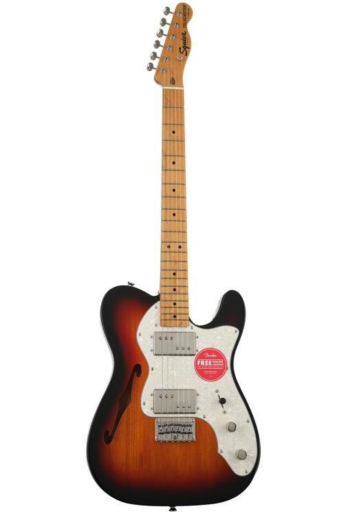 Squier Classic Vibe '70s Telecaster Thinline - 3-Tone Sunburst