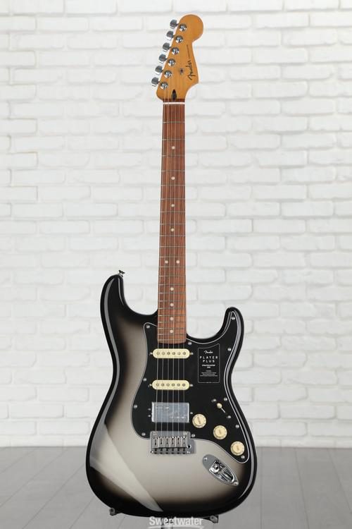 Fender Player Plus Stratocaster HSS Electric Guitar - Silverburst with Pau  Ferro Fingerboard