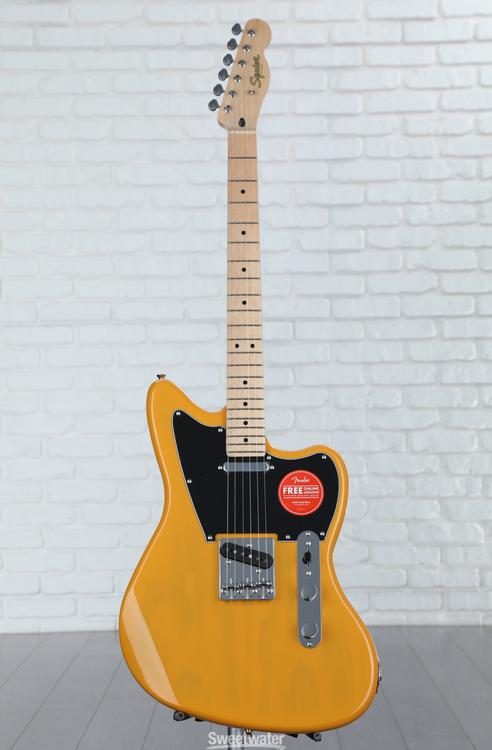 Squier Paranormal Offset Telecaster - Butterscotch Blonde with Black  Pickguard