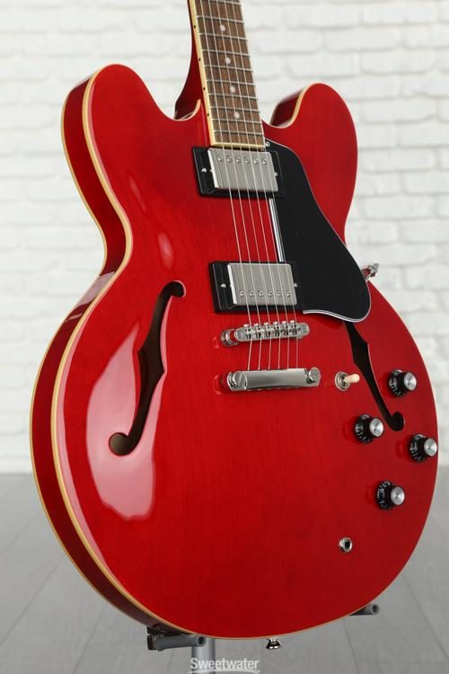 Epiphone ES-335 Semi-hollowbody Electric Guitar - Cherry | Sweetwater