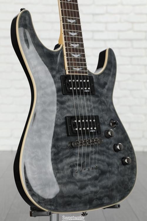 Schecter Omen Extreme-6 Electric Guitar - See-Thru Black