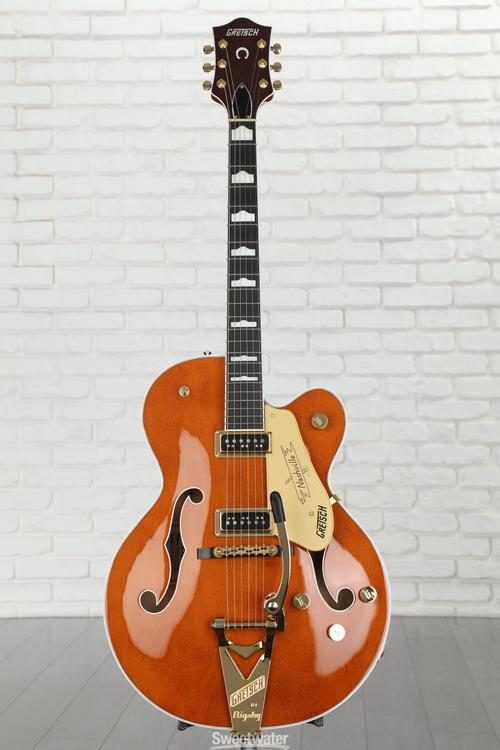 Gretsch G6120TG-DS Players Edition Nashville with Dynasonics and Bigsby -  Roundup Orange