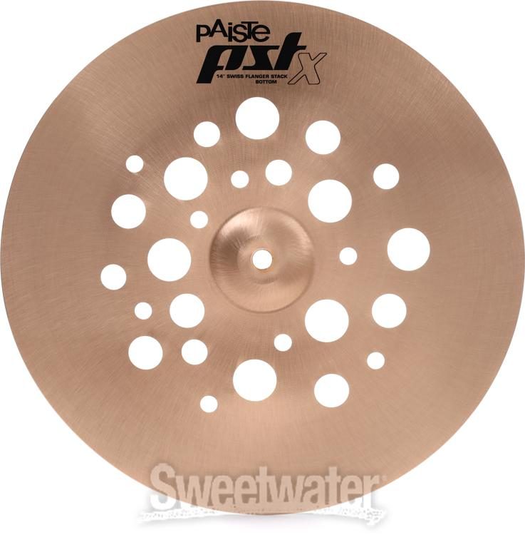 Paiste 14-inch PST X Swiss Flanger Stack Cymbals