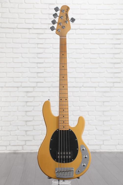 Sterling By Music Man StingRay Classic RAY25CA 5-string Bass Guitar -  Butterscotch