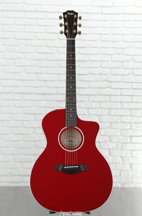 Taylor 214ce Deluxe Acoustic-electric Guitar - Red