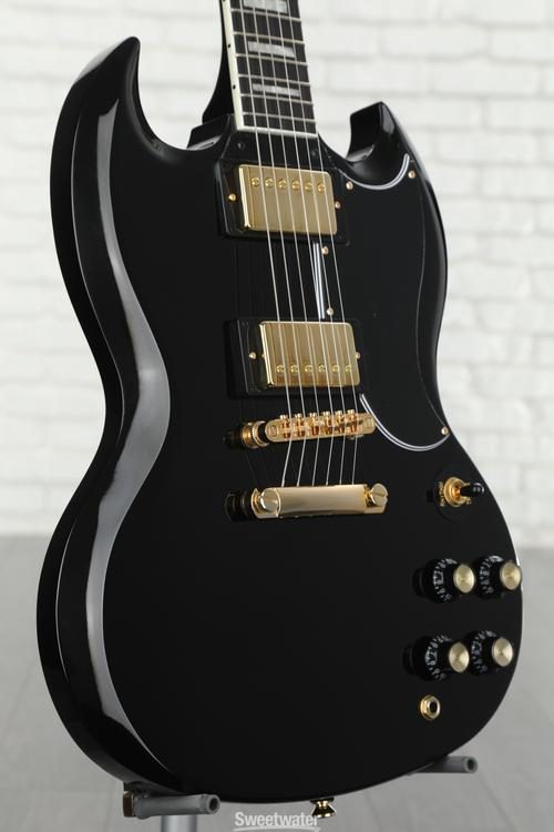 Epiphone SG Custom Electric Guitar - Ebony | Sweetwater