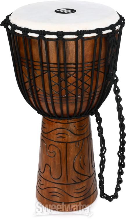 Meinl Percussion Rope Tuned Headliner Series Wood Djembe - 12 inch