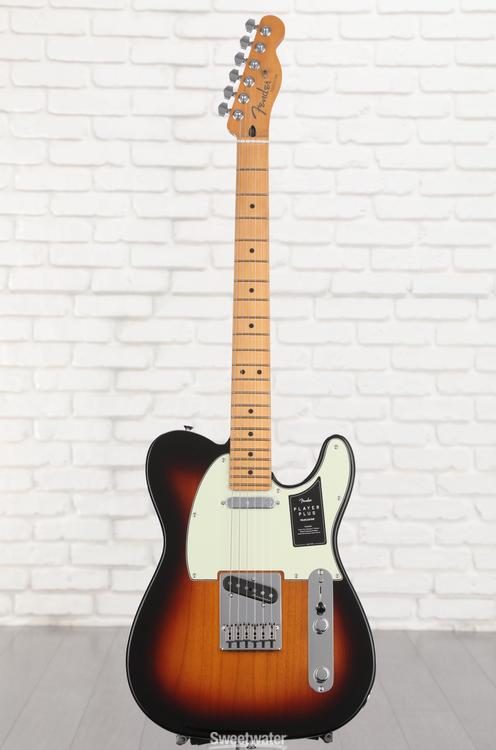 Fender Player Plus Telecaster - 3-tone Sunburst with Maple Fingerboard