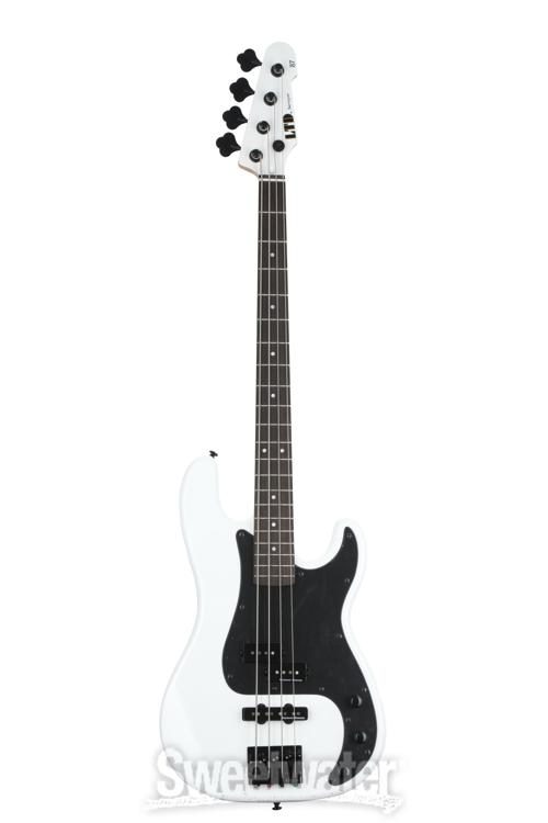 ESP LTD Surveyor '87 Bass Guitar - Pearl White | Sweetwater