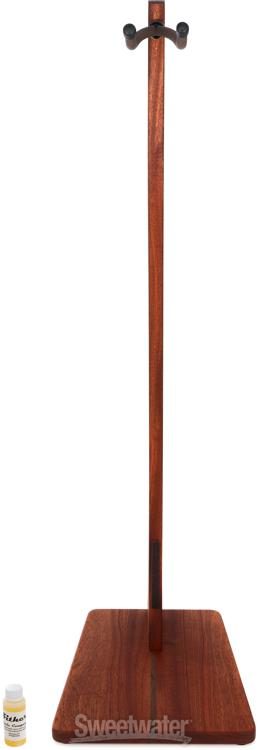 Handcrafted Wooden Guitar Stand, Mahogany