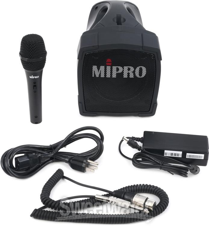 MIPRO - MA-101-C - Amplificazione portatile 45W con microfono a filo MM-107